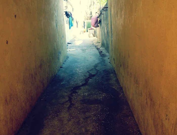 Little alley way in Lisbon