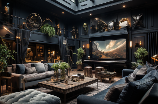 Perfect Family Entertainment Room Design Ideas